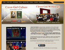 Tablet Screenshot of covergirlculture.com